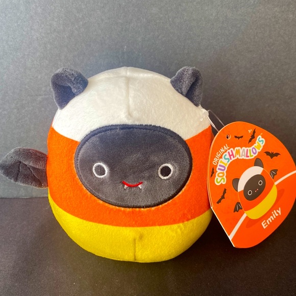 Squishmallows Other - Squishmallows Emily The Candy Corn Bat 4” NEW